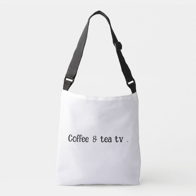 Bolso Cruzado tv de café y té (Anverso)