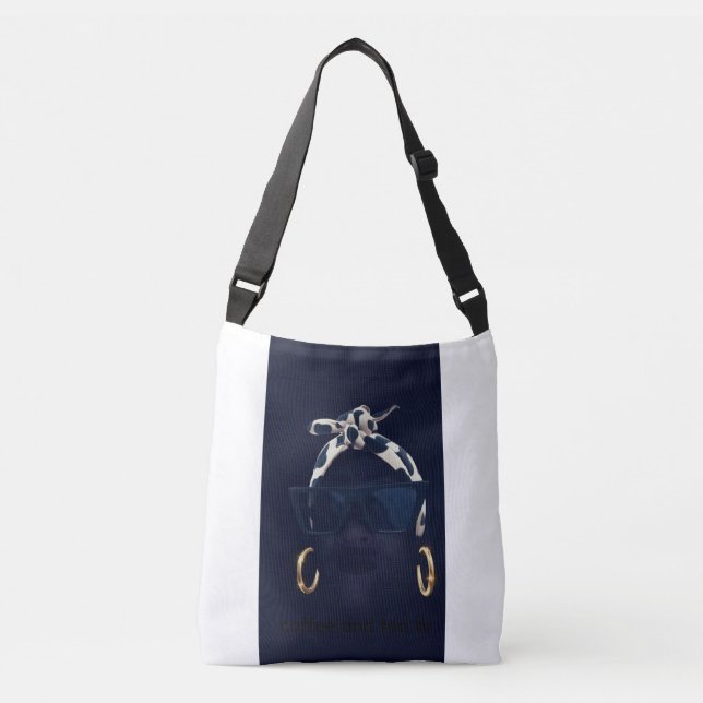 Bolso Cruzado tv de café y té (Anverso)