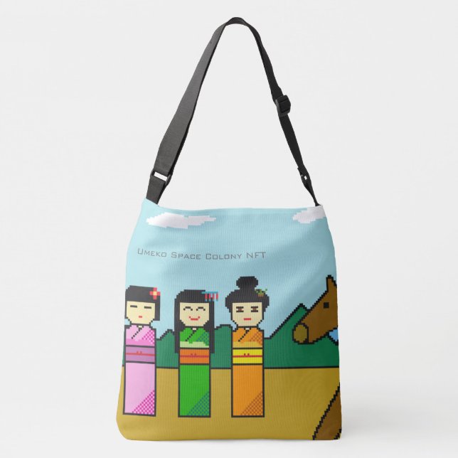 Bolso Cruzado Umeko Space Colony NFT (Reverso)
