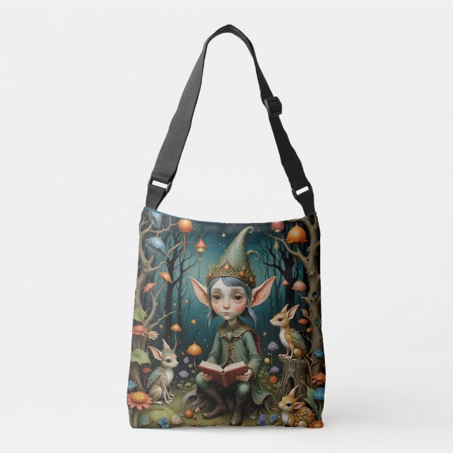 Bolso Cruzado Un romance leyendo un libro (Anverso)