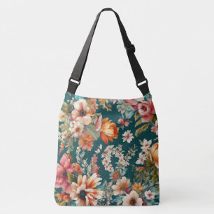 Bolso Cruzado Una asombrosa pintura veraniega floral