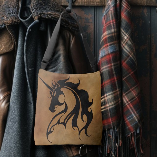 Bolso Cruzado Unicornio de Piedra Tribal (Subido por el creador)