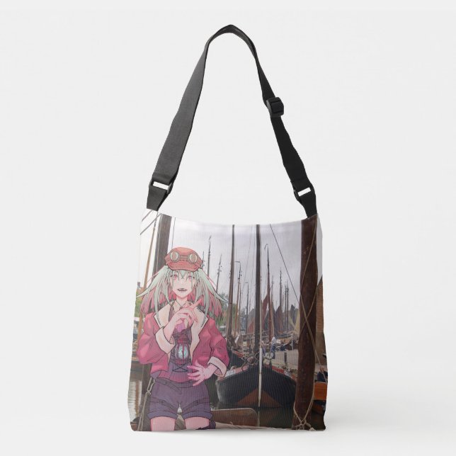 Bolso Cruzado V Tuber, VTuber, Anime, Harbor Spakenburg  (Anverso)