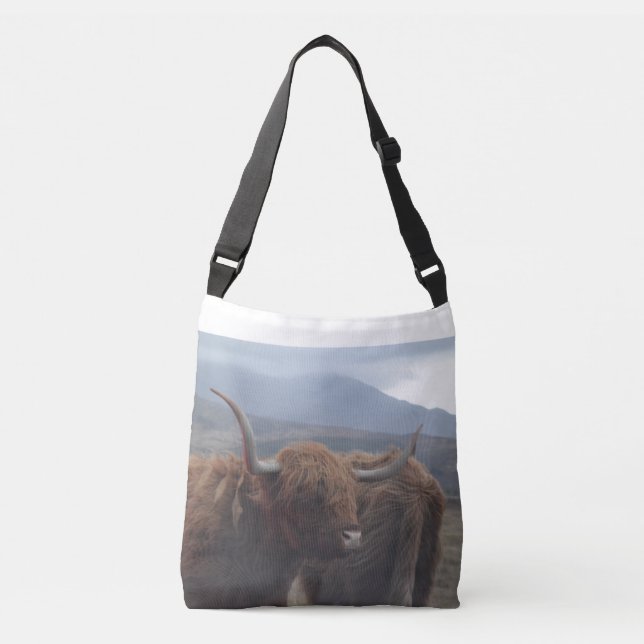 Bolso Cruzado Vaca Highland (Anverso)
