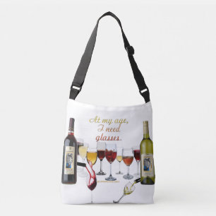 Bolso Cruzado Vajilla de vino para beber SlipperyJoe's juego de 