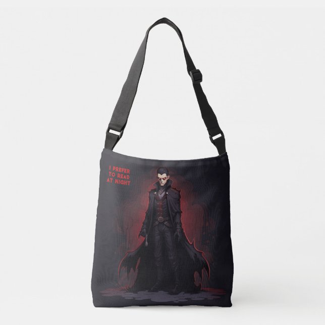 Bolso Cruzado Vampiros Club de libros Oscuro Romance Novela Añad (Anverso)