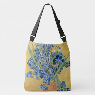 Bolso Cruzado Van Gogh Irises Vase Flores Vase Vida Arte Holandé