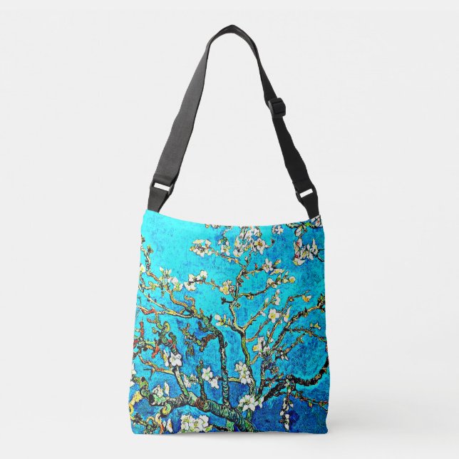 Bolso Cruzado Van Gogh - Sucursales con flores de almendra (Anverso)