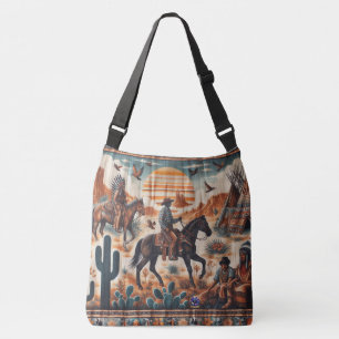 Bolso Cruzado Vaqueros Vintage Y Tejidos Indios