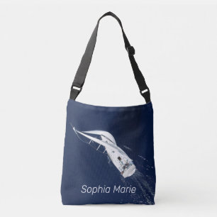 Bolso Cruzado Vela libre vista de pájaro