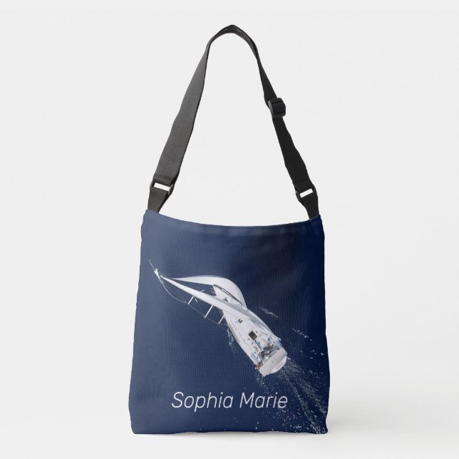 Bolso Cruzado Vela libre vista de pájaro (Anverso)