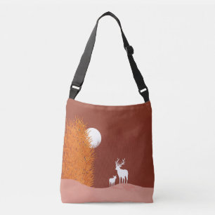 Bolso Cruzado Venado en la colina Lit de la Luna