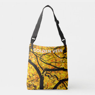 Bolso Cruzado Venas doradas del otoño