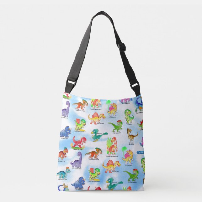 Bolso Cruzado Verano 2018 de las acuarelas de Chibidinos (Anverso)