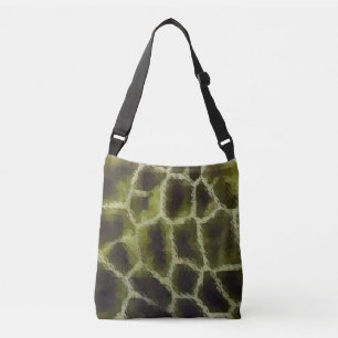 Bolso Cruzado Verde de oliva para impresión en animales