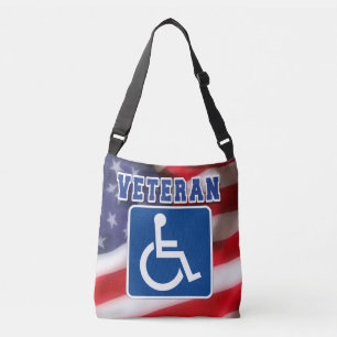Bolso Cruzado Veteranos discapacitados de los Estados Unidos