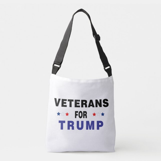 Bolso Cruzado Veteranos Por Trump (Anverso)