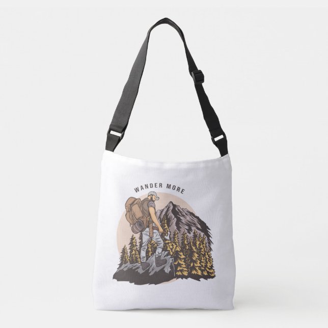 Bolso Cruzado Viaje de aventuras Bossica Crossbody Tote Bag (Anverso)
