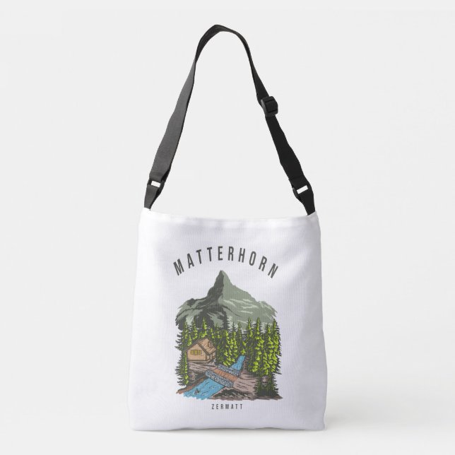 Bolso Cruzado Viaje de aventuras Bossica Crossbody Tote Bag (Reverso)