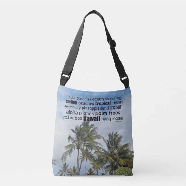 Bolso Cruzado Viaje de ensueño de Hawaii (Anverso)