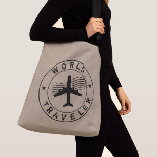 Bolso Cruzado Viajero del Mundo