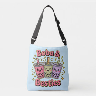 Bolso Cruzado Vibes BOBA & Besties - Perfecto para los amantes d