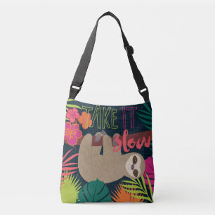 Bolso Cruzado Vida de la pereza - tómelo lento