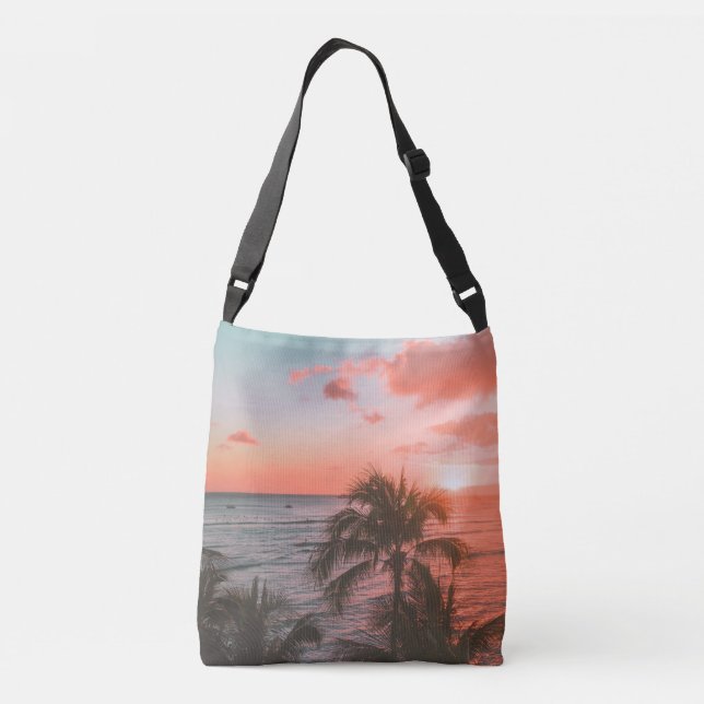 Bolso Cruzado Vida marina de bonito (Reverso)