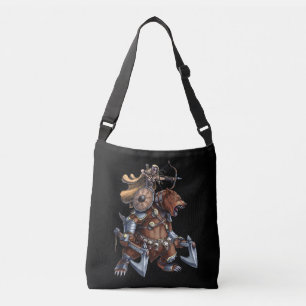 Bolso Cruzado Viking Archer Riding War Bear