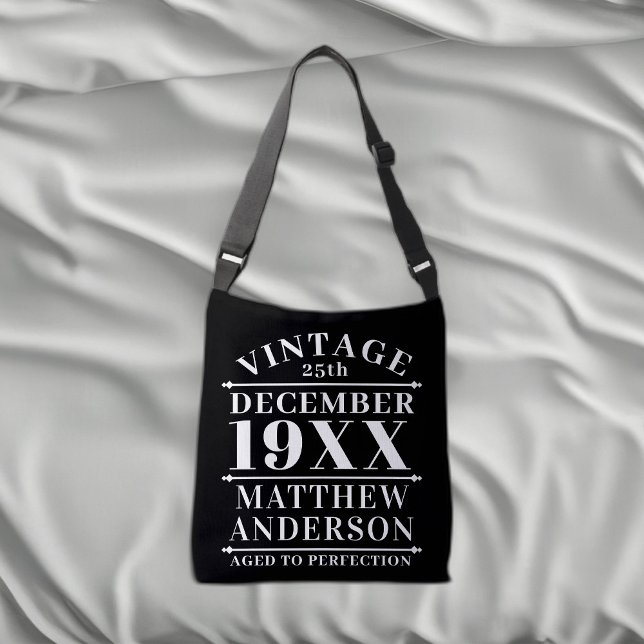 Bolso Cruzado Viñeta personalizada de edad avanzada a perfección (Subido por el creador)