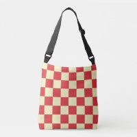 Vintage Cottagecore Cuadros Rojos y Crema 