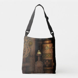 Bolso Cruzado Vintage fresco Steampunk industrial sucio