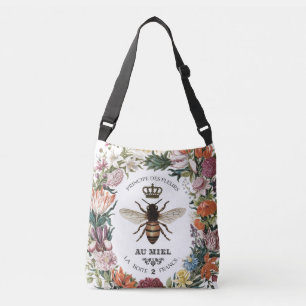 BOLSO CRUZADO VINTAGE MODERNA BOTANICAL QUEEN BEE