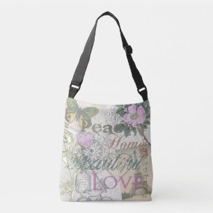 Bolso Cruzado Vintage Peace Home Hermoso amor