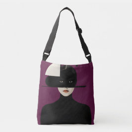 Bolso Cruzado Violet Silence – Abstract Goddess Art