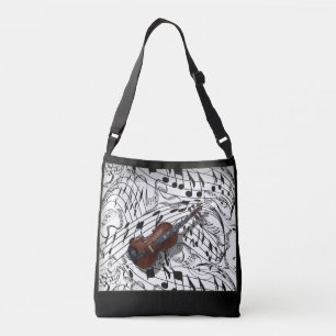 BOLSO CRUZADO VIOLÍN EN NOTAS MUSICALES
