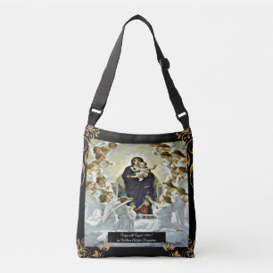 Bolso Cruzado Virgen Bouguereau con ángeles