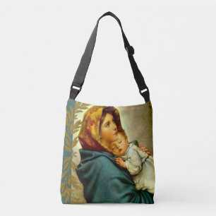 Bolso Cruzado Virgen Madonna Maria con el bebé Jesús