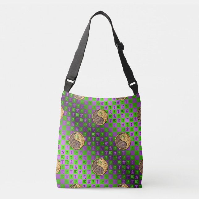 Bolso Cruzado Virgo & Jabalí de Fuego (Anverso)