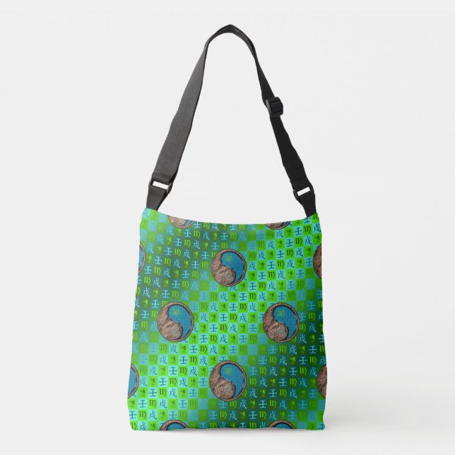Bolso Cruzado Virgo & Perro de Agua (Anverso)