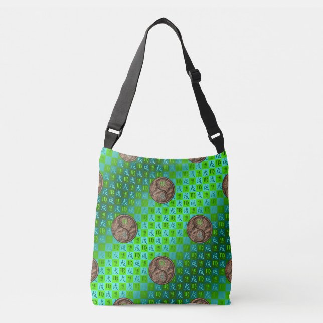 Bolso Cruzado Virgo & Perro de Tierra (Anverso)