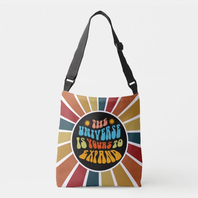 Bolso Cruzado Visión cósmica (Anverso)