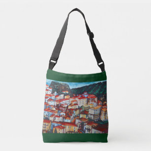 Bolso Cruzado Vista de San Chirico, Italia