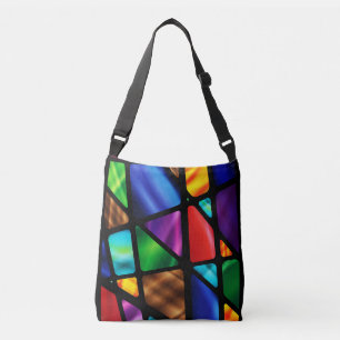 Bolso Cruzado Vitral abstracto