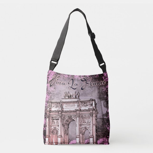 Bolso Cruzado Viva La France Tote Bag (Anverso)