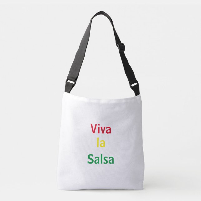 Bolso Cruzado viva la salsa (Anverso)