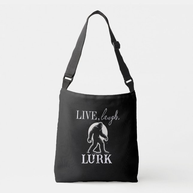 Bolso Cruzado Vive, ríe, acecha (Anverso)