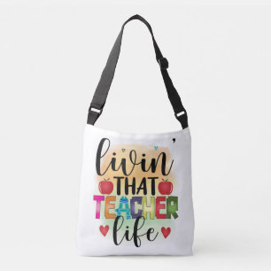 Bolso Cruzado Viviendo Esa Vida Del Profesor - Regalo Para Los M