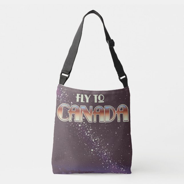 Bolso Cruzado Volar A Canadá (Anverso)