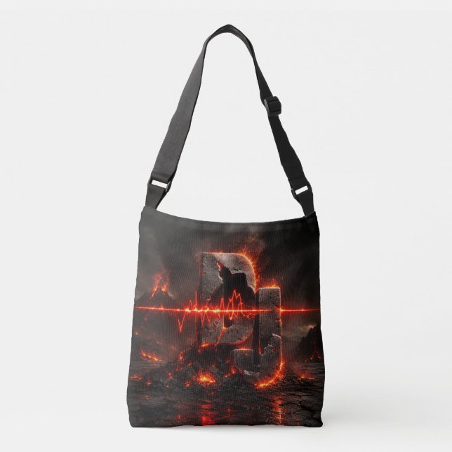 Bolso Cruzado Volcanic Pulse DJ (Anverso)